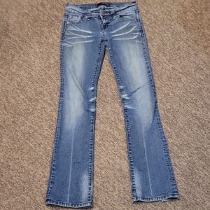 Zara Blue Boot Cut Jeans with Classic Flare